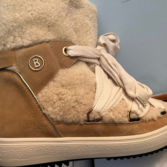 NIB Bogner Winter Boots Alpi Shearling Fur Size US 9 EU 41 - Picture 8 of 15